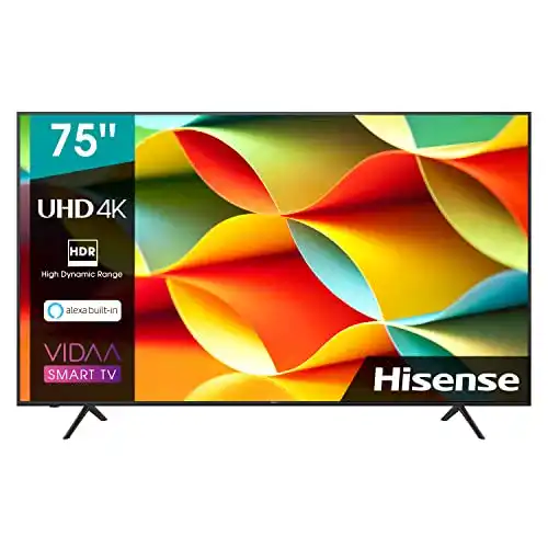 Die beste 80-Zoll-Fernseher Hisense 75AE7000F, Bluetooth, Alexa 2026 Test Bestseller 80-Zoll-Fernseher Hisense 75AE7000F, Bluetooth, Alexa