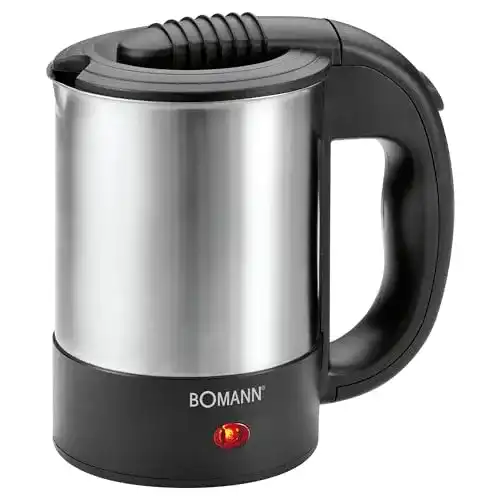 Bomann-Wasserkocher Bomann WKR 1162 CB Estate, inox/schwarz