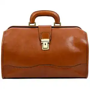 Arzttasche Time Resistance Leder Arztkoffer, aus 100% Echtleder
