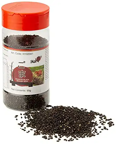 Schwarzer Sesam Suki Schwarze Sesamsamen, geröstet, 95 g