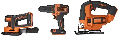 Akku-Werkzeug-Set Black+Decker Black & Decker BCK31S1S 18V