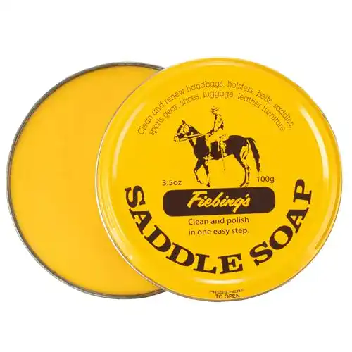 Sattelseife Fiebing’s 055012 , 100 ml, gelb, reinigt, weichLeder, 3.5 oz