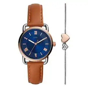Fossil-Damenuhr Fossil Womens Watch Copeland, Quartz, Leather