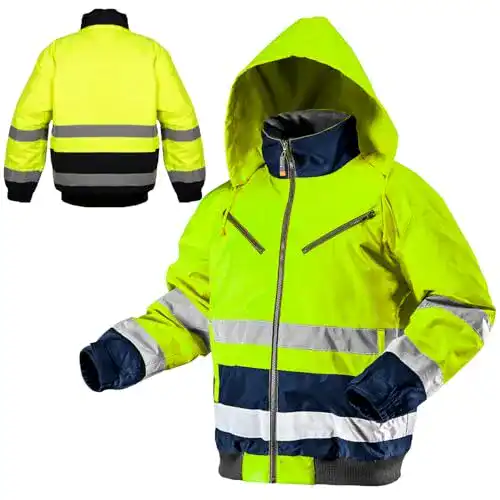 Warnjacke NEO Thermo Warnschutzjacke M Neongelb