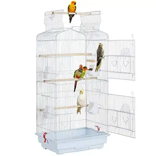 Vogelkäfig Yaheetech Vogelvoliere Tierkäfig Vogelhaus