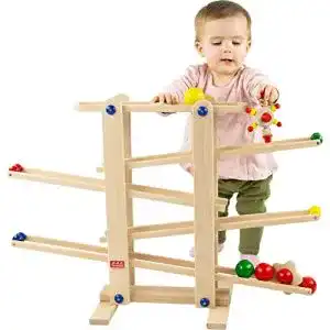 Holzspielzeug Trihorse Kugelbahn MAXI aus Holz – Ideal für Kind