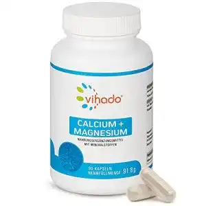 Calcium Vihado + Magnesium hochdosiert, 90 Kapseln