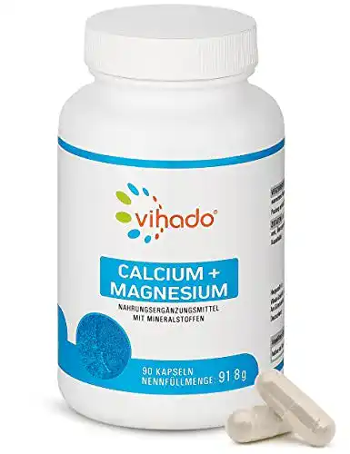 Calcium Vihado + Magnesium hochdosiert, 90 Kapseln