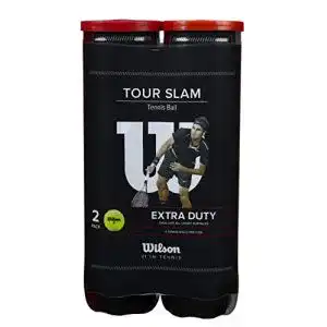 TennisbÃ¤lle Wilson Unisex Tour Slam 4 Tennis Ball Can 2 pack, Yellow