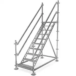 Außentreppe Scafom-rux Bautreppe für 2 m Höhenunterschied