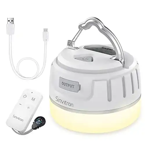 Zeltlampe Sinvitron Wiederaufladbare Campinglaterne