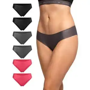 Nahtlose Slips DANISH ENDURANCE Sports Bikini 6 Pack S