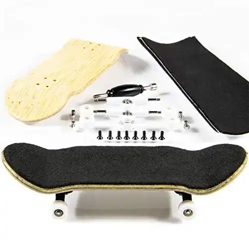 Finger-Skateboard PhoneNatic Finger Skateboard kit – gelb braun