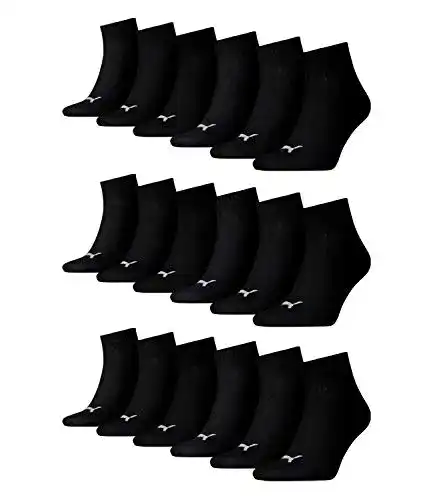 Sneaker-Socken PUMA unisex Quarter Sportsocken 18 Paar