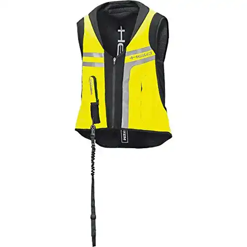 Airbag-Weste Held Air II Protektoren Weste Neon-Gelb XL