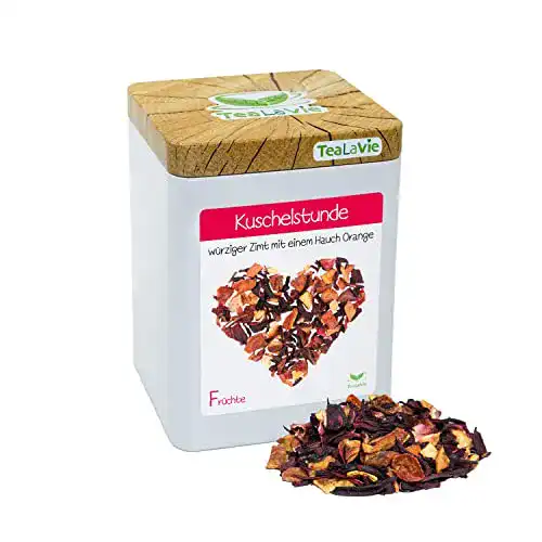 Zimt-Tee TeaLaVie, Früchtetee lose, Kuschelstunde, 110g Dose
