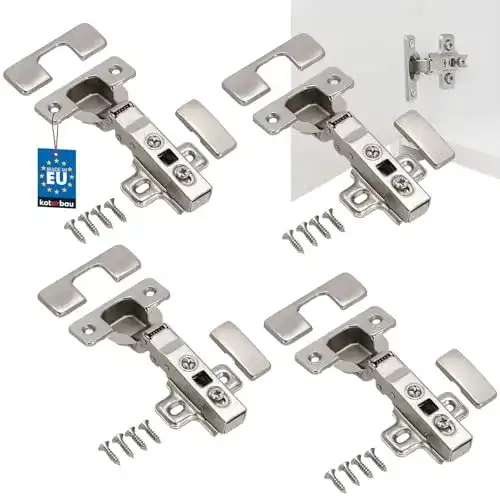 Schrankscharniere KOTARBAU ® 4er Set, Eckanschlag Soft Close