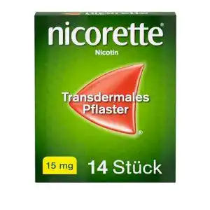 Nikotinpflaster Nicorette Pflaster mit 15 mg Nikotin
