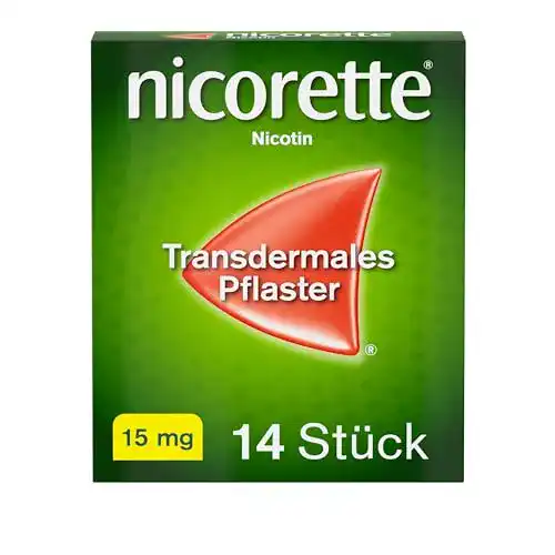 Nikotinpflaster Nicorette Pflaster mit 15 mg Nikotin