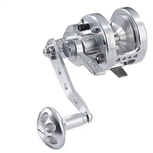Angelrolle Balzer Multirolle Adrenalin AN 12 LH – Linkshand Rolle, Meeresrolle, Hochseerolle zum Pilkangeln