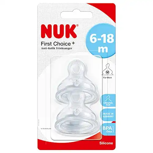 Flaschensauger NUK First Choice+ Anti-Colic-Trinksauger Silikon