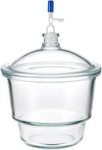 Exsikkator neoLab E-1002 Glas, 200 mm, NS 24/29 und Ventil