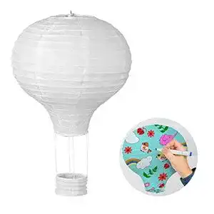 Papierlaterne LIHAO Papierlampion Heißluftballon Lampions Deko