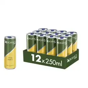 Red-Bull-Energy-Drink Red Bull Organics by Viva Mate, 12er Palette