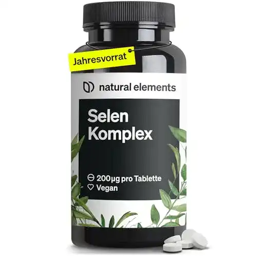 Selen natural elements Komplex, 365 Tabletten mit je 200µg