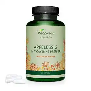Apfelessig-Kapseln Vegavero APFELESSIG KAPSELN ® 120 Kapseln