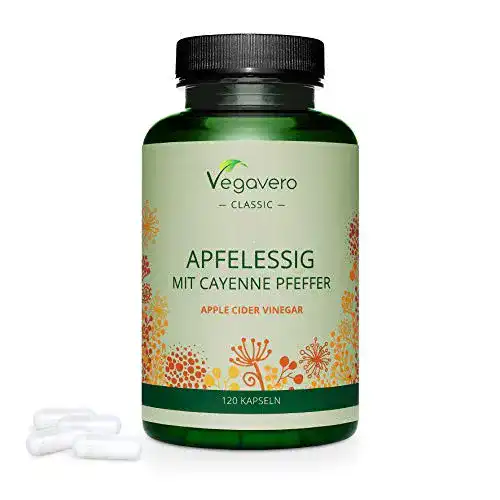 Apfelessig-Kapseln Vegavero APFELESSIG KAPSELN ® 120 Kapseln