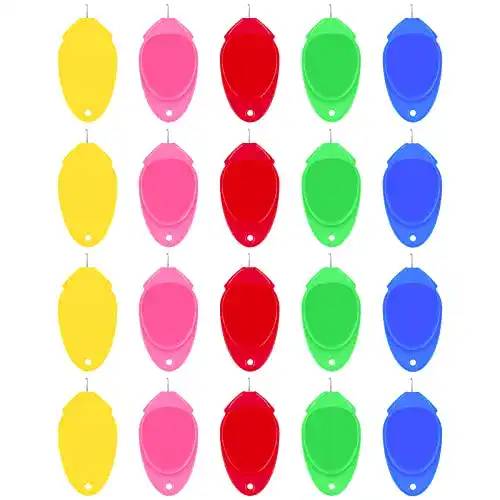 Nadeleinfädler KroY PecoeD 20 Stück Kunststoff, 5 Farben