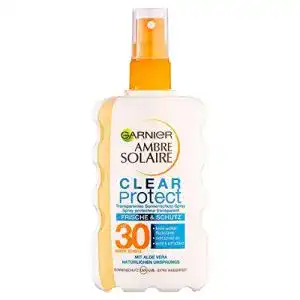 Garnier-Sonnencreme Garnier transparentes Sonnenschutzspray