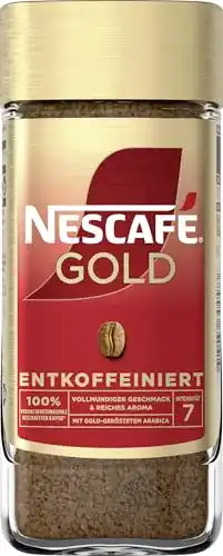 Löslicher Kaffee entkoffeiniert NESCAFÉ GOLD Entkoffeiniert, 100g