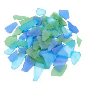 Glasscherben PandaHall 3 Colors Glass, Sea Glass Bulk