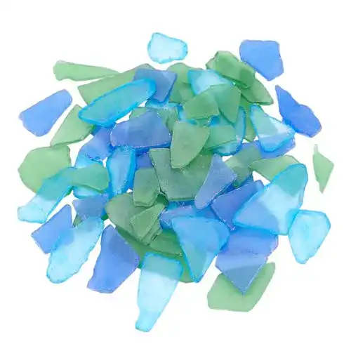 Glasscherben PandaHall 3 Colors Glass, Sea Glass Bulk
