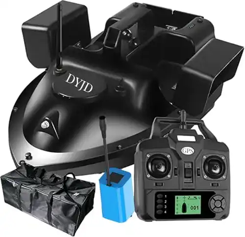 Futterboot DYJD GPS-Smart-RC Wireless-Köder-Boot 2kg Laden automatischer Vorschub Return Fernbedienung 500M Entfernung Angel
