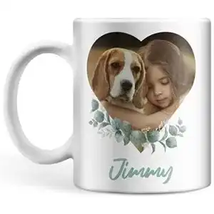 Fototasse Deqosy Tasse personalisiert mit Foto und Text