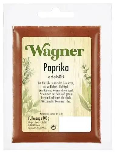 Paprika Edelsüß Wagner Gewürze, 100 g