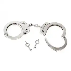 Handschellen G8DS Hochwertige vernickelte Stahlhandfessel