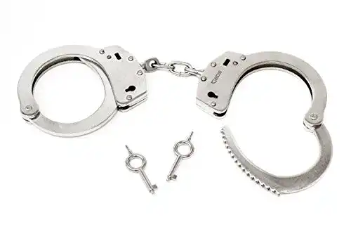 Handschellen G8DS Hochwertige vernickelte Stahlhandfessel
