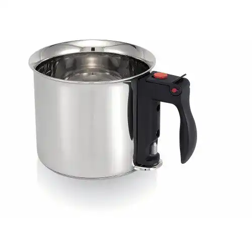 Simmertopf Beka 1,7L, doppelwandig, Spezialgriff, Edelstahl