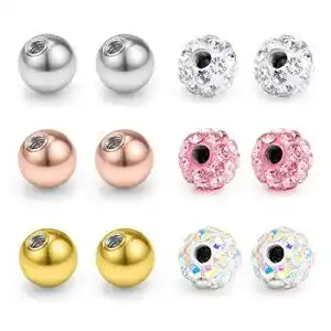Piercing-Kugeln JFORYOU 12 Stk 3mm 1,2mm 16G Piercing