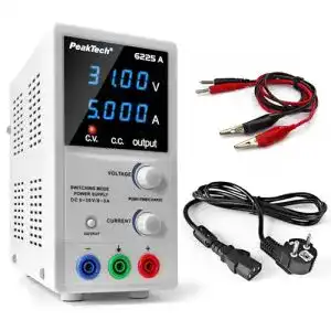 Labornetzgerät PeakTech 6225 A – Labornetzteil 0-30V / 0-5A