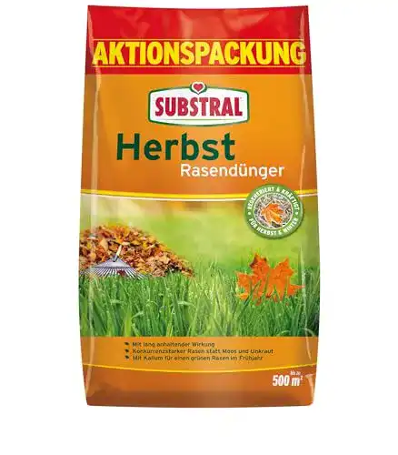 Herbstrasendünger Substral Herbst Rasendünger, 12,5 kg Sack