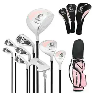 Fairwayholz GYMAX Komplettes Golf-Set für Damen, mit Tasche