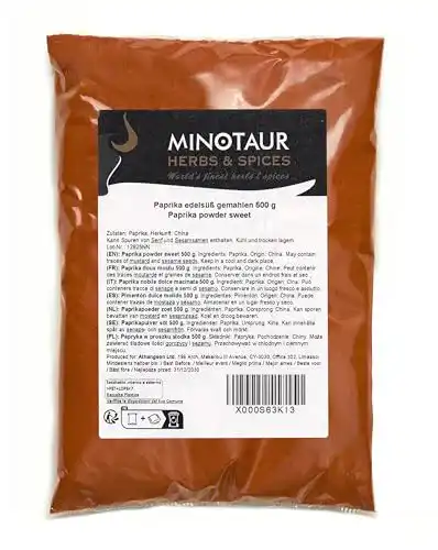 Paprika Edelsüß MINOTAUR Spices | gemahlen, mild, 2 x 500g