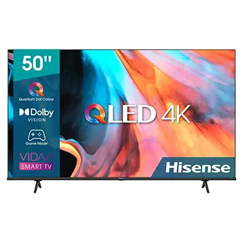 Fernseher bis 500 Euro Hisense 50E7HQ QLED Smart-TV 127cm