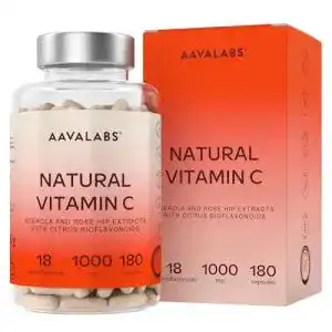 Acerola-Kapseln AAVALABS Natürliches Vitamin C Hochdosiert