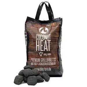 Kokosnuss-Grillkohle BBQ-Toro Coconut Heat 10 kg Grillbrikett